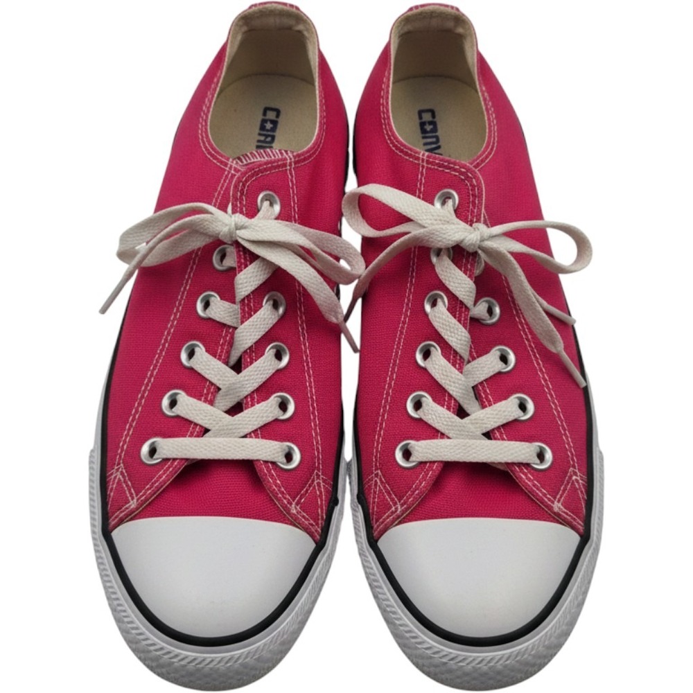 Converse Chuck Taylor All Star Low Top Pink Canvas Sneakers 132298F M‎ 8 W 10 O7